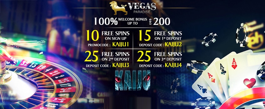 Vegas Paradise No Deposit